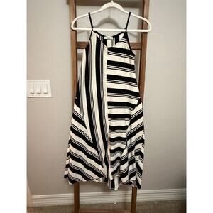 Mango (MNG) - Black and white stripe/ Sundress / Size XS